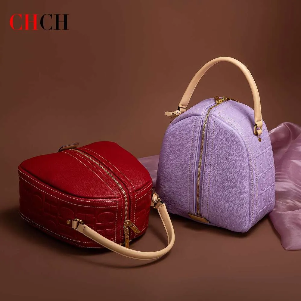 CHCH Women's Bucket New Crossbody Dual purpose Handbag Classic Letter Large Capacity Shoulder Bag_voghion.com