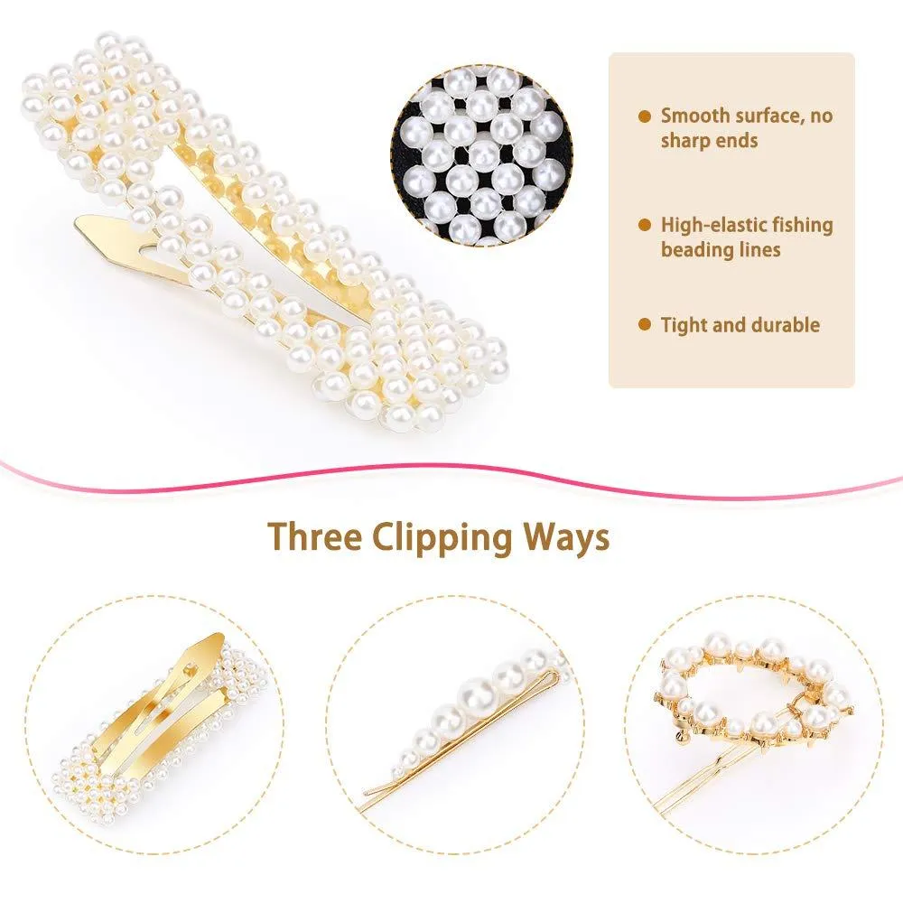 16 pezzi di perle fermaglio elegante forcina fermaglio per capelli design coreano forcine per capelli accessori per capelli donne_voghion.com