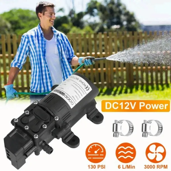 Elektrische Membranwasserpumpe Für Garten Und Autowäsche_voghion.com