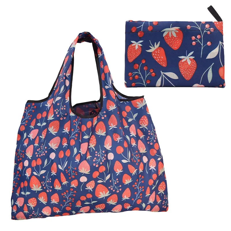 Multiple Styles Size Folding Shopping Bag Environmental Protection Large Capacity Lightweight And Portable Storage Bags_voghion.com