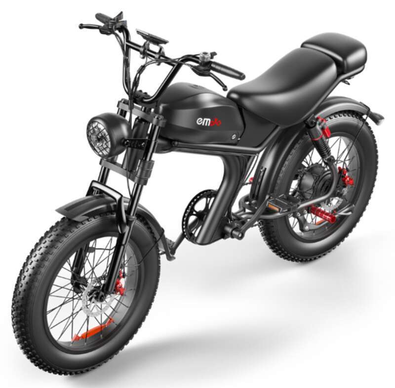 C93 Dual Motorsykkel Privatmodell 20 Tommers snødekk Elsykkel Ebike_voghion.com