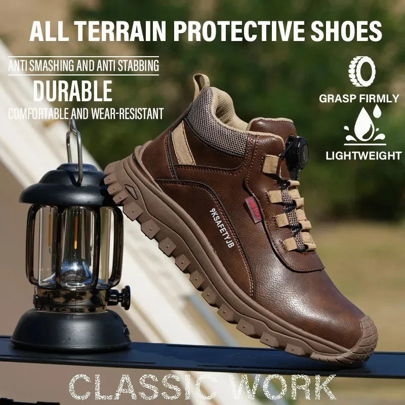 Chaussures de sécurité isolantes 6KV pour hommes, imperméables, antidérapantes, confortables et respirantes (250122)_voghion.com