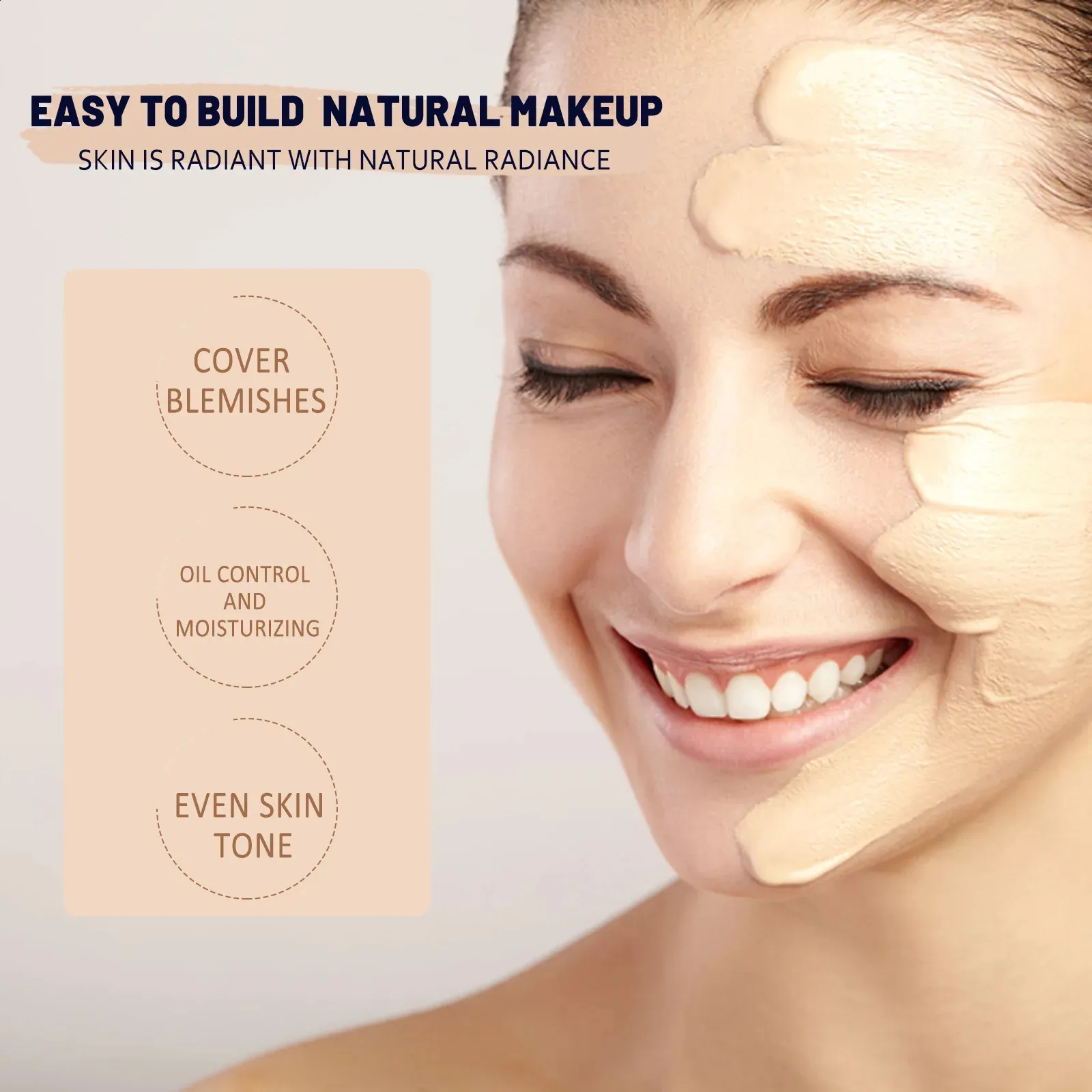 30ML CC natural concealer liquid waterproof durable isolation BB cream bright oil control foundation makeup 240829_voghion.com