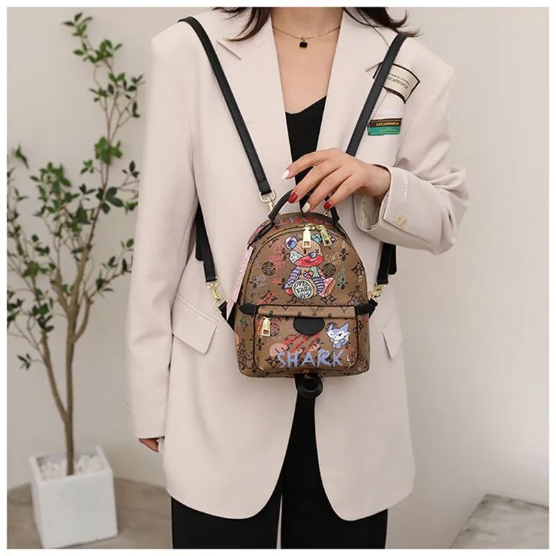 Designer Bag Free Shipping 2025 Fashion Light High-end Texture Printed Graffiti Handbag For Womens_voghion.com