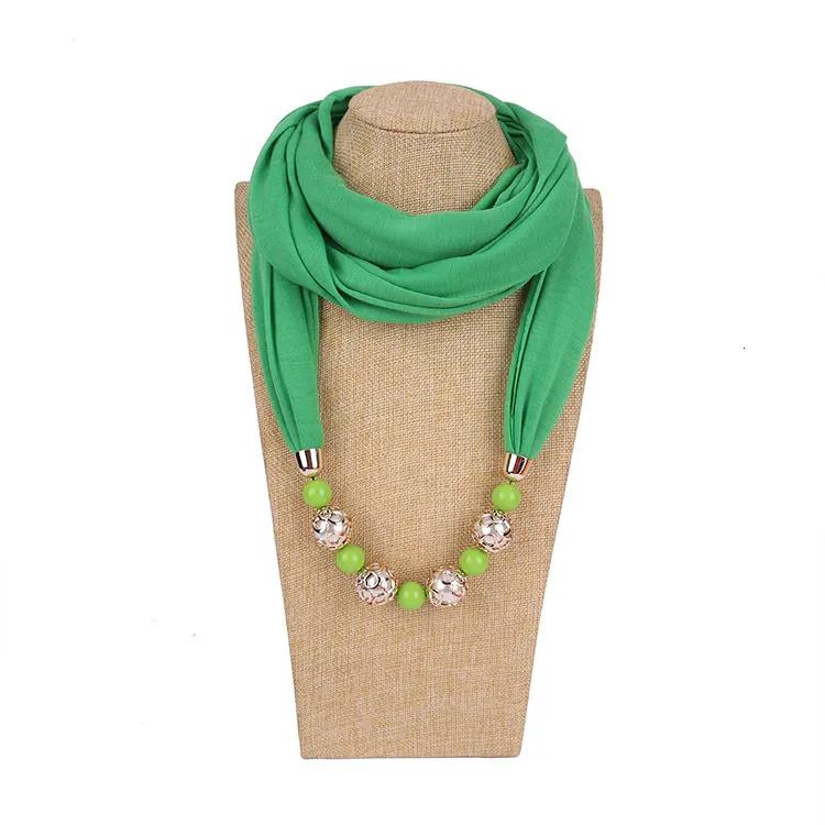 Collier simple et frais de style coréen, petit foulard en soie douce pour protection du cou et protection solaire, printemps-été pour femmes_voghion.com