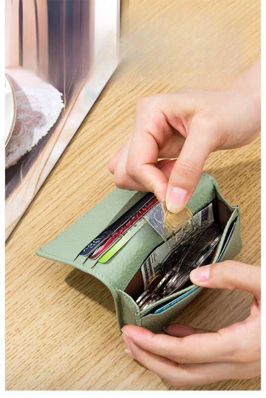 Multifunctional Leisure Head Layer Cowhide Briefcase, Business Card Holder, Men And Women Creative Storage Wallet_voghion.com