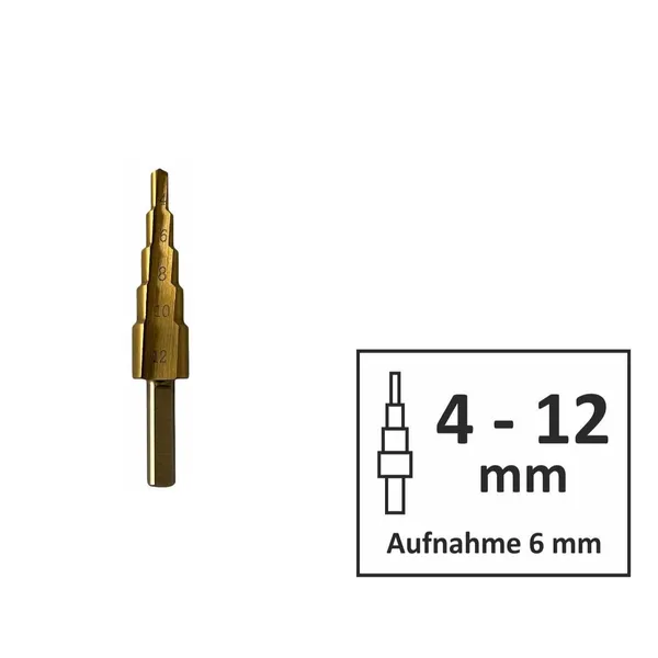 Pagodenbohrer Set Mit Sechskantschaft Und Gerader Nut 3-teilig_voghion.com