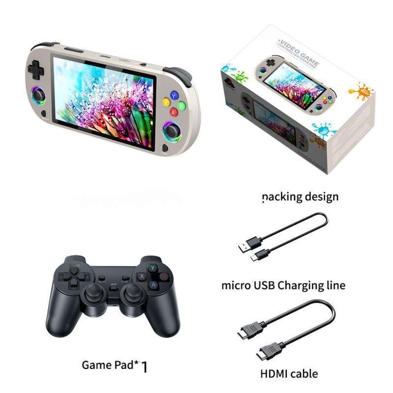 M22PRO Handheld Game Console, High-definition PS1 voor twee spelers_voghion.com