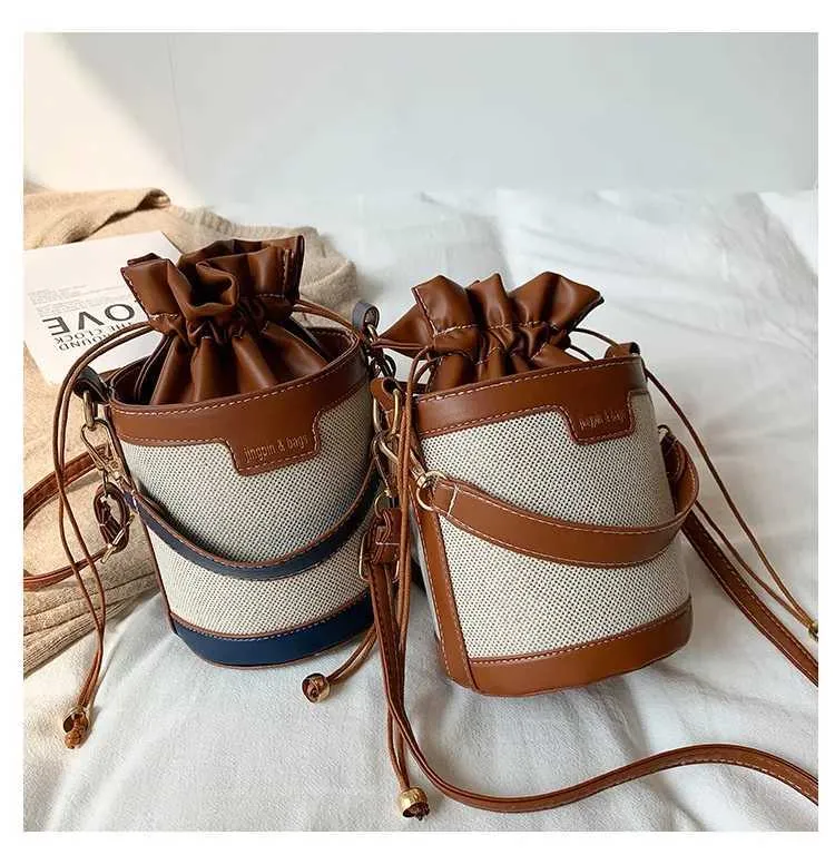 Damen Umhängetasche Cyder PU Leder Bucket Crossbody Bag Lässige Drstring Handtaschen Geldbörse für Reisen Shoppin241104_voghion.com
