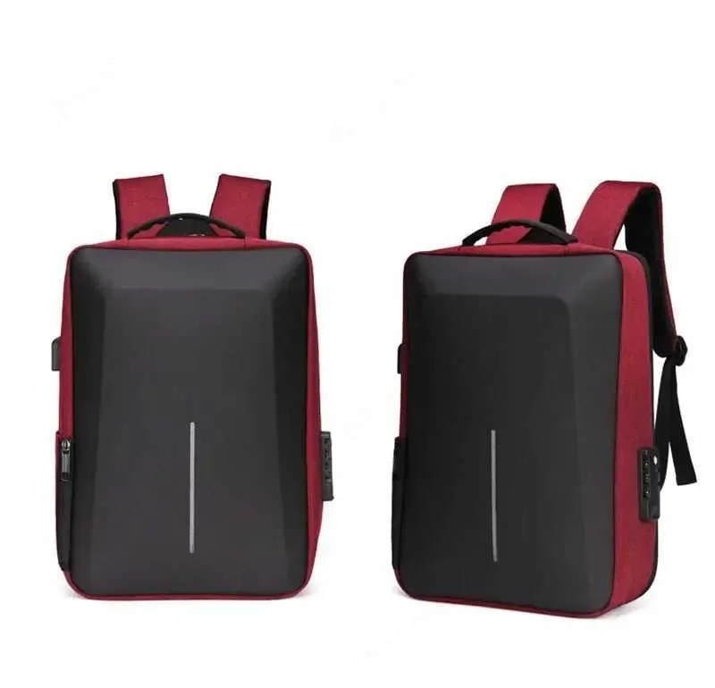 Sacs à dos d'école antivol et étanches avec chargement USB, sac à dos pour ordinateur portable de voyage à coque rigide, sac à dos pour ordinateur 17 pouces C241107_voghion.com