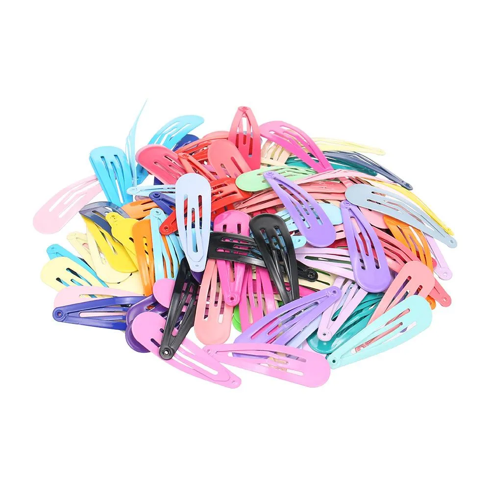 120 τμχ 5 εκ. Snap Color Clips Bb φουρκέτες Αντιολισθητικές μεταλλικές βαρέτες Εργαλείο κομμωτικής για κορίτσια Γυναικεία αξεσουάρ styling μαλλιών_voghion.com