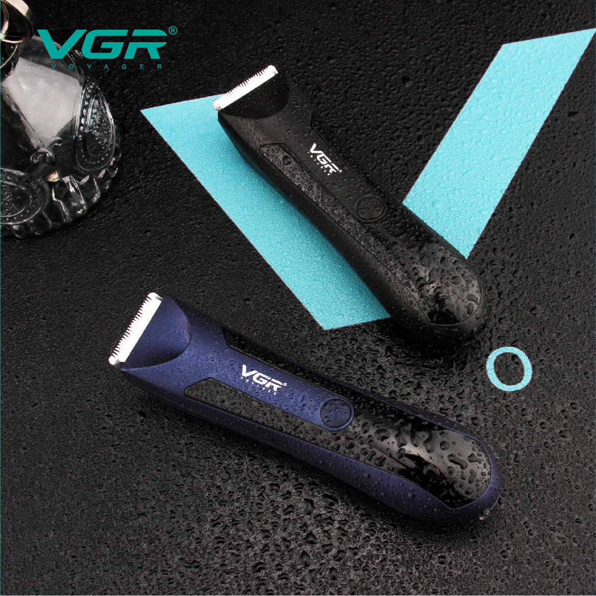Rifinitore per peli pubici, impermeabile, per inguine, corpo e barba, per uomini e donne, rasoio elettrico per palle e toelettatura del corpo, lama in ceramica ricaricabile_voghion.com