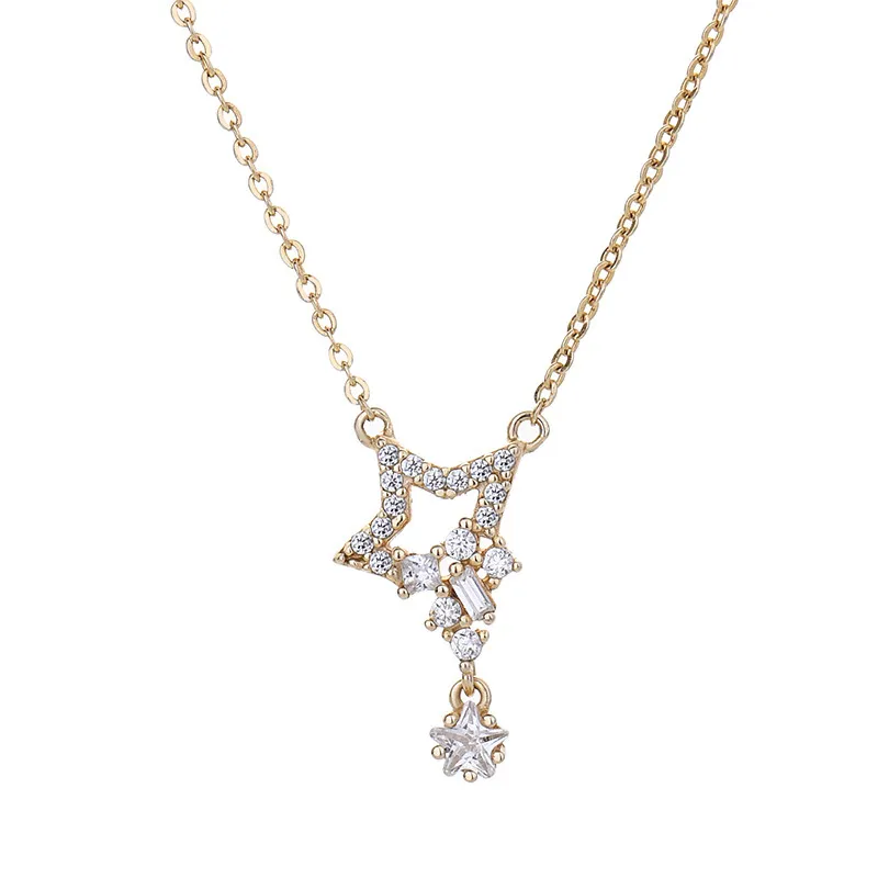 Collana con ciondolo a stella flash collana donna estate_voghion.com