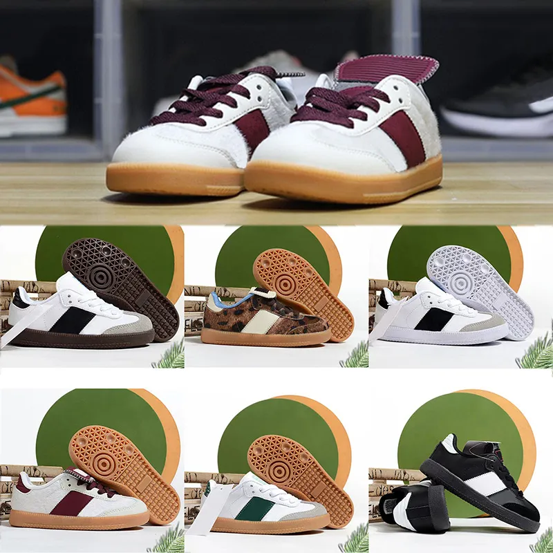 Designer Barnesko Småbarn Sneakers Merke Trenere Baby Gutt Jente Sportssko Barn Ungdom Spedbarn Grønn Blå Svart_voghion.com