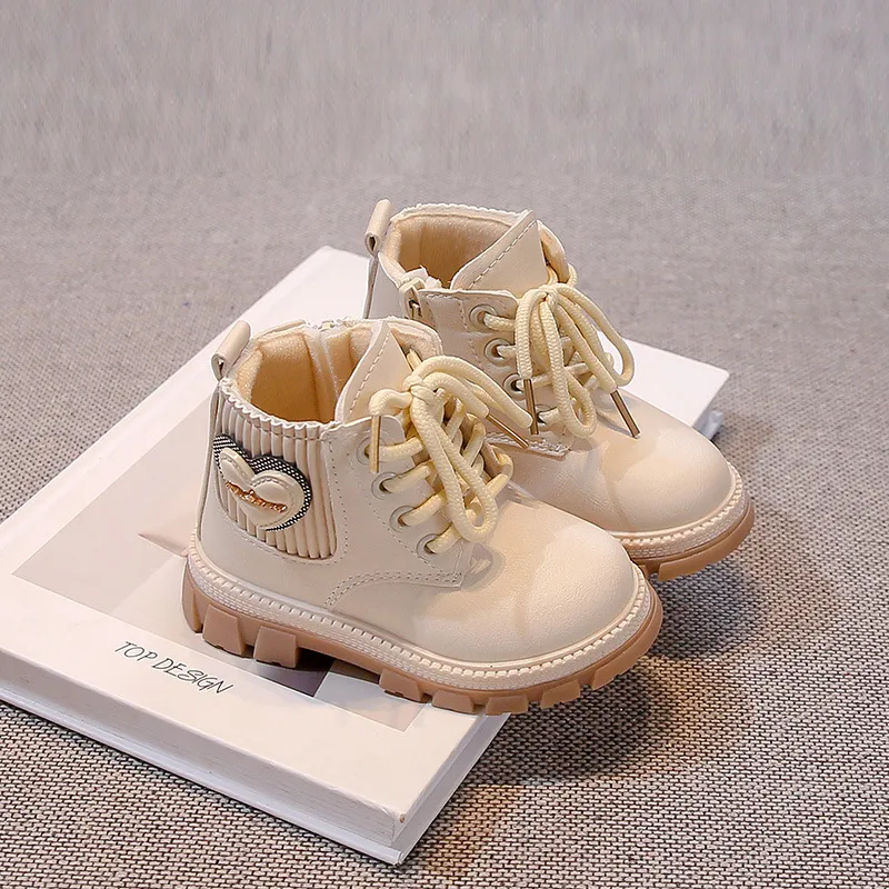 Schuh Frühling Mode Mädchen Kind Schuhe Cutefeet Weiche Sohle Komfort Kleinkind Winter Boot Täglichen Prinzessin Kinder Stiefeletten Größe_voghion.com