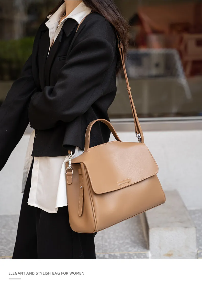 Neue echte Lederschulter 2023 Hohe Qualität Casual Totes Damen Menger Bag Handtaschen Frauen Taschen Designer 67DL #_voghion.com