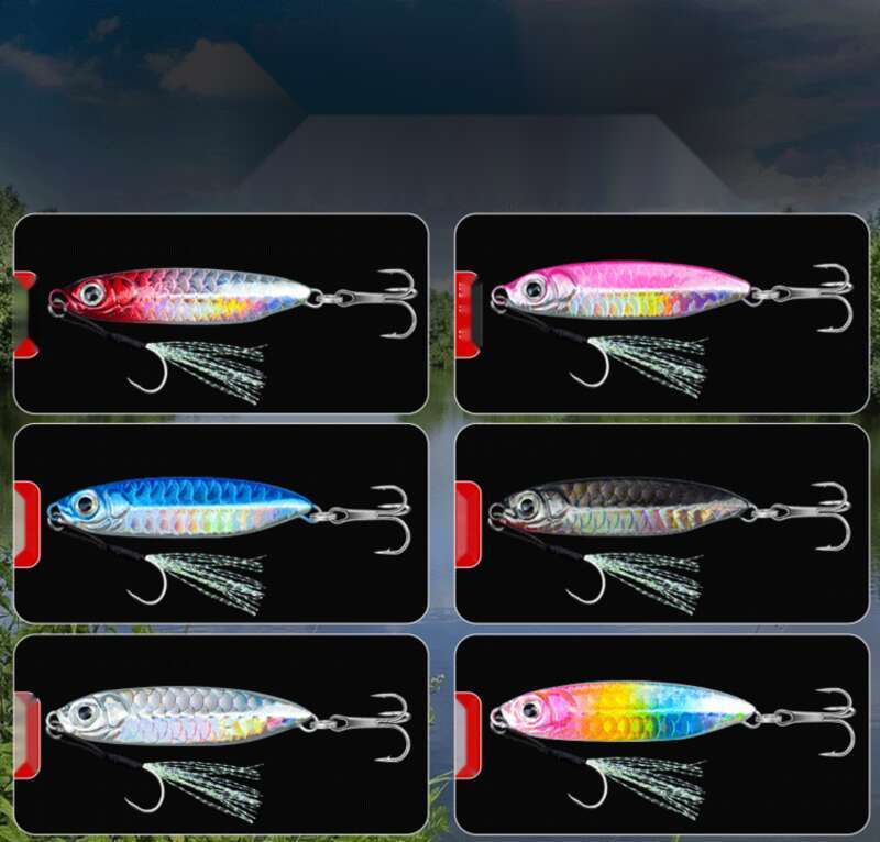 Fish Scale Pattern Small Iron Plate For Fishing_voghion.com