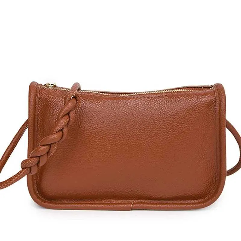 100 % echtes Rindsleder aus echtem Leder Sac Mode Frauen Umhängetaschen für Damen Neue Schultertasche mit hoher Kapazität Handtasche_voghion.com