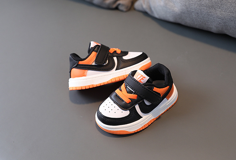 XUANMU Children's Sports Shoes Boys And Girls Casual Board Shoes Comfortable Low-top Breathable Soft Sole Style Versatile Z0155_voghion.com