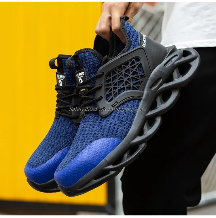 Männliche Turnschuhe Herren Sicherheitsarbeitsstiefel für Mann Stahlkappe Antismashing Arbeitsschuhe Drop Protective 221007_voghion.com