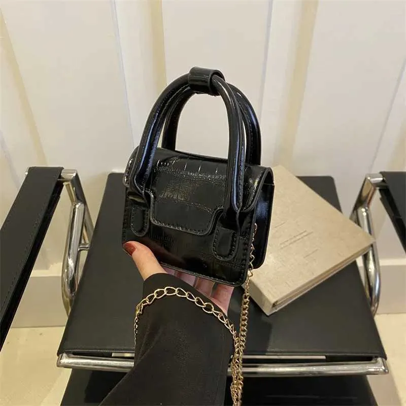 Naiste Mood Mini Crossbody kotid Täiskivist prinditud klapp vabaaja kett-õlakott Naistele Mitmekülgne Square Messenger_voghion.com