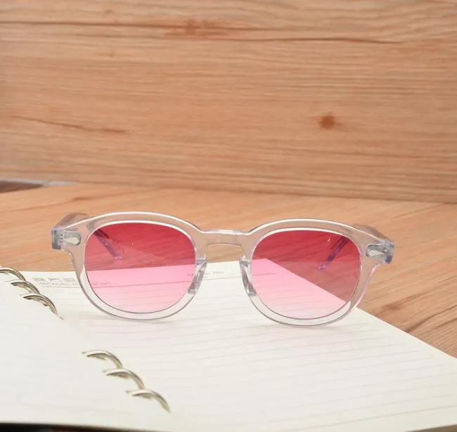 Nuovi occhiali da sole Gregory Peck vintage da uomo e da donna Lemtosh Johnny Depp Occhiali da sole di marca dal design retrò con custodia_voghion.com