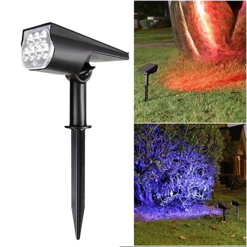 1 tk päikeseenergial töötav 7 LED-lamp Reguleeritav maapealne päikesevalgusti IP65 veekindel maastikuvalgusti välisvalgustus_voghion.com