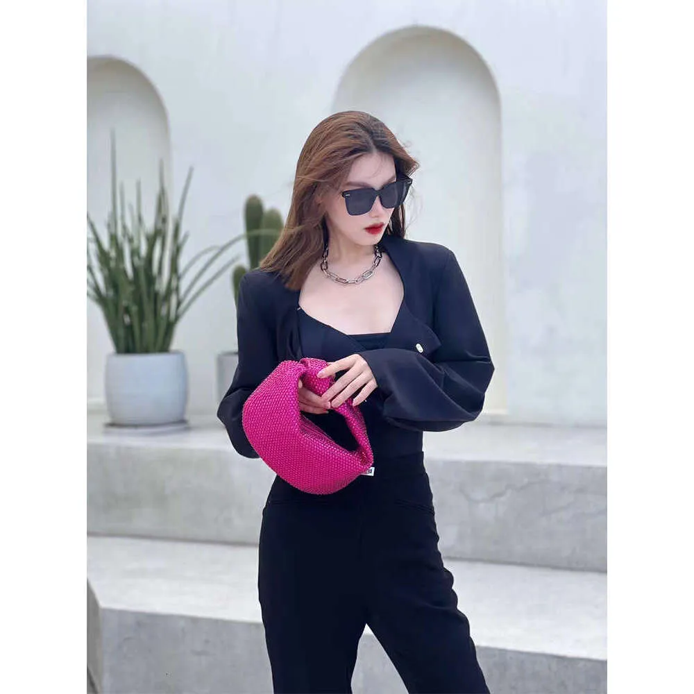 Designer Knotted Crsytal Rhie Dia Cloud Women's Handbag Bg Shiny Evening Bag Dinner Party Clutch Purse_voghion.com