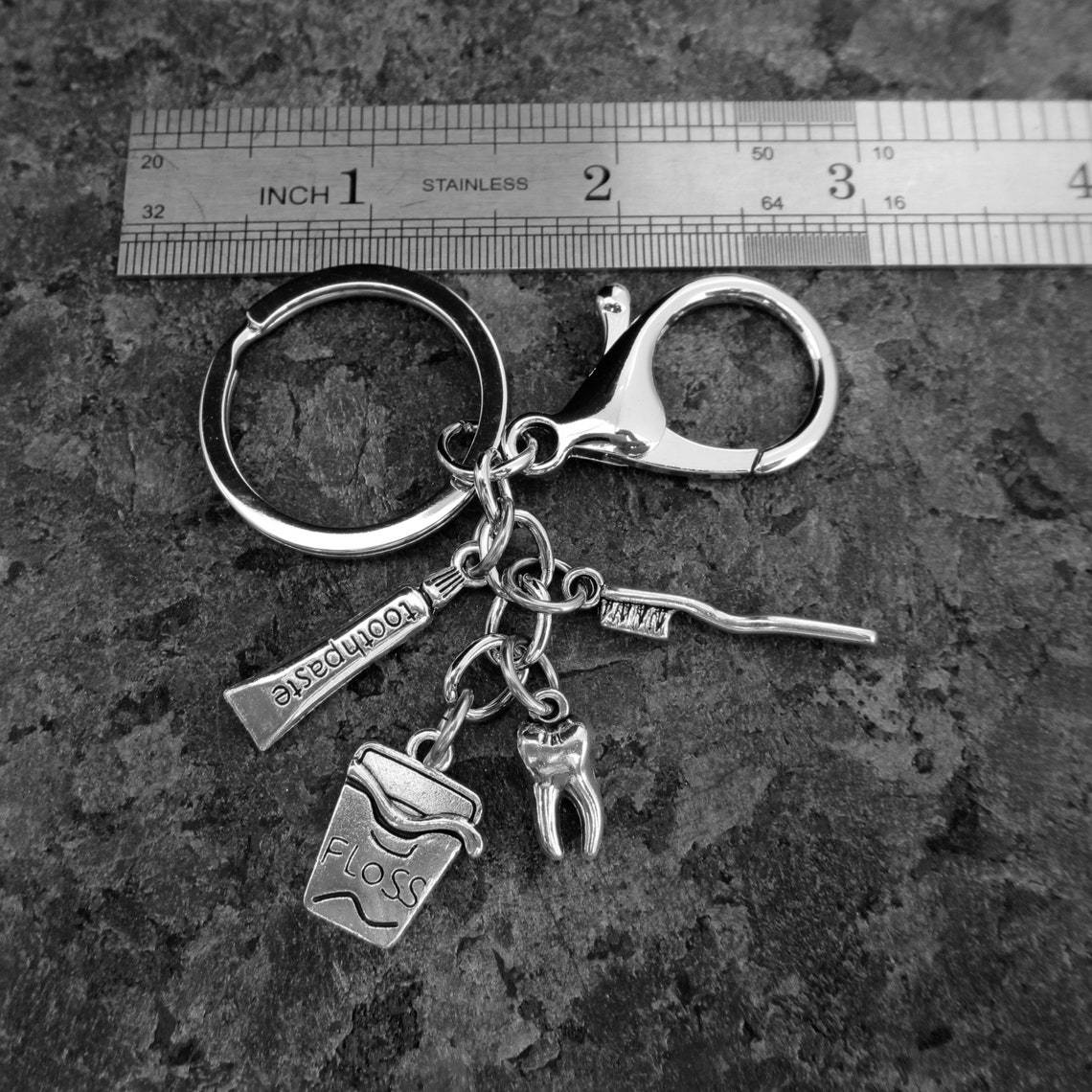 Education & Office Supplies Dental Keychain Protect Teeth Dental Hygienist Gift_voghion.com
