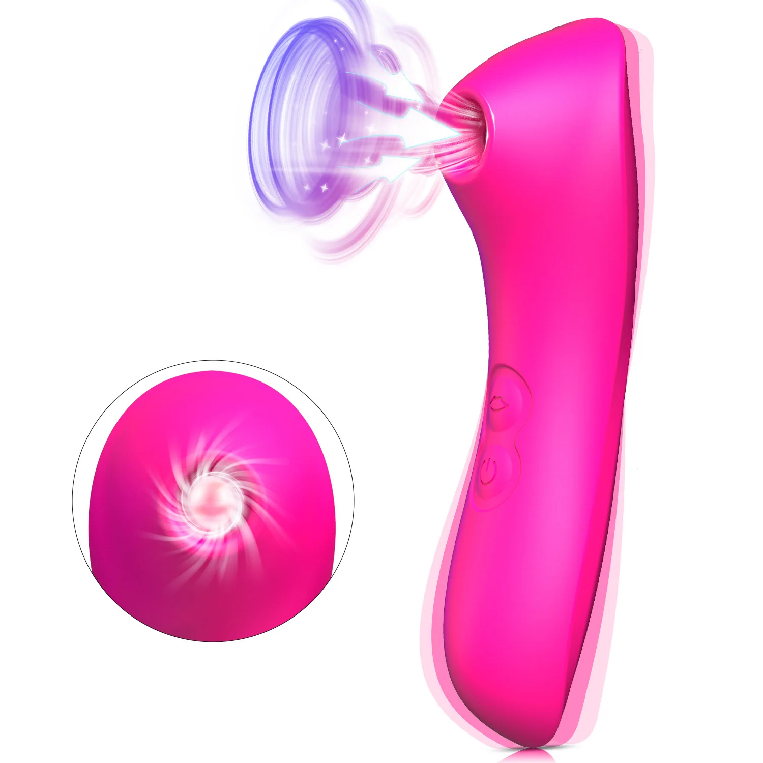 2 In 1 Klitoris Saugvibrator Für Damen Mit Vibrationsmodi_voghion.com