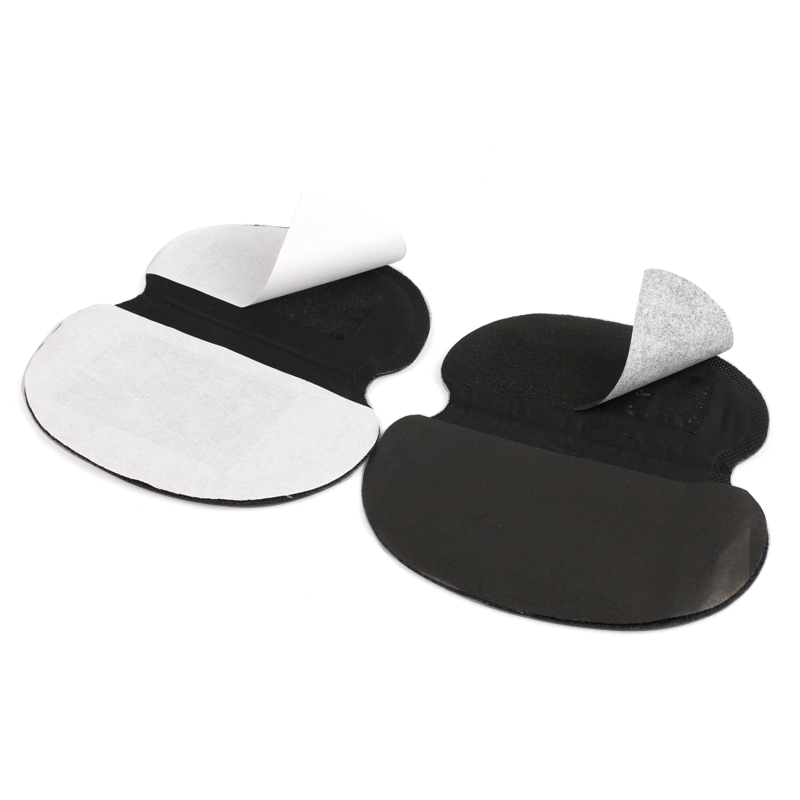 20Pcs (10Pairs) Disposable Sweat Pads Summer Armpits Stickers Gasket Black Cotton Underarm Anti Sweat Absorbing Shield Guard_voghion.com