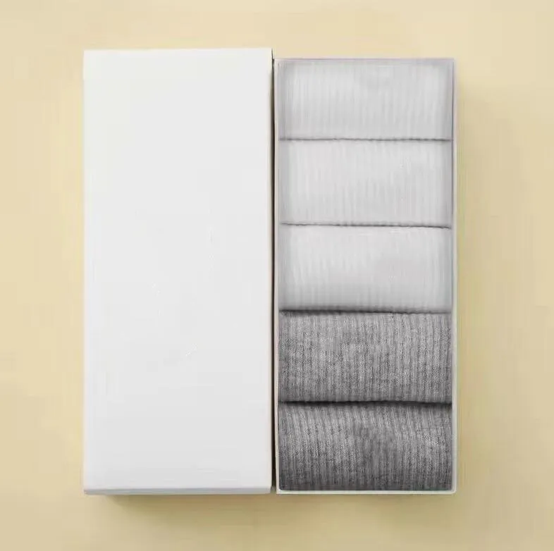 Brand Sports Schweißabsorbierende, atmungsaktive Baumwolle, Fußball, Basketball, Fußball, Schwarzweiß, Grau, klassisch, bestickt, Soc, Herrensocken, Damensocken_voghion.com
