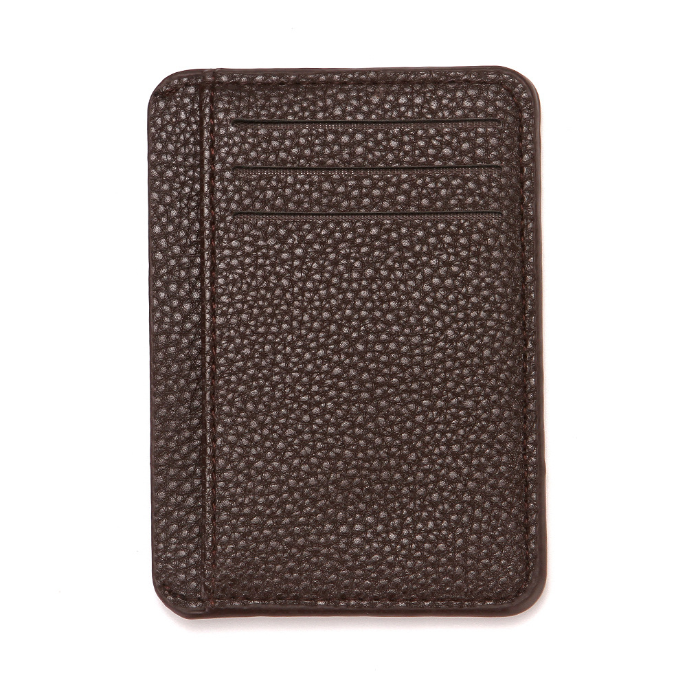 Slim PU Leather Wallet For Men & Women – RFID Blocking Card Holder With ID Window & Multiple Card Slots