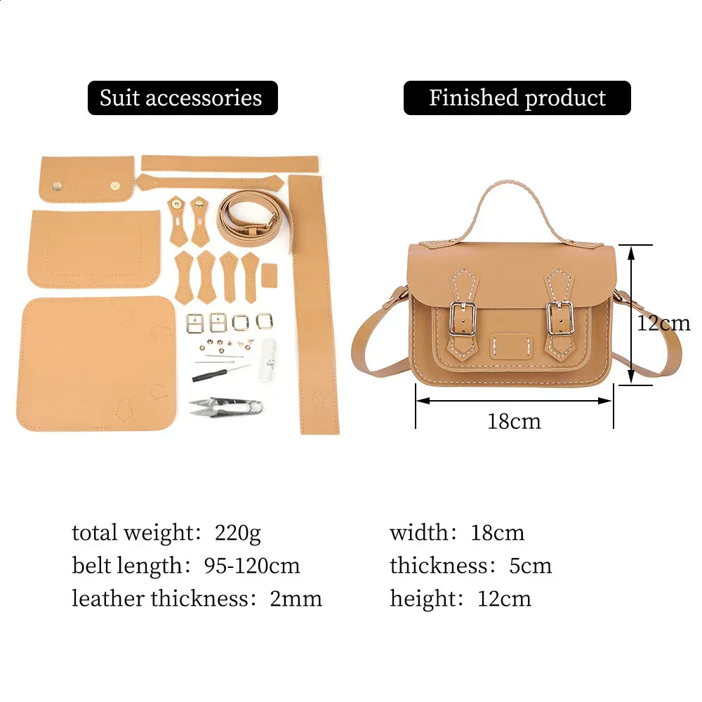 Vintage Cambridge PU-leer DIY handgemaakte tassen mode handtas dames crossbody schoudertas handgemaakte naaiaccessoires_voghion.com