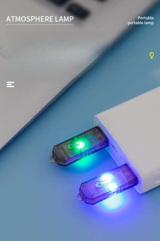 Lumină ambientală USB pentru mașină, consumabile auto, mini decorațiune portabilă colorată, iluminare LED pentru casă și dormitor, lumină de noapte_voghion.com