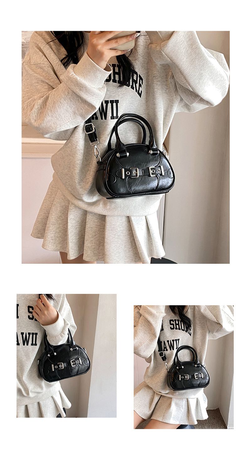 Modische Bowlingtasche zum Miehmen für Damen im Sommer 2024, neue, einfache und vielseitige Umhän,_voghion.com