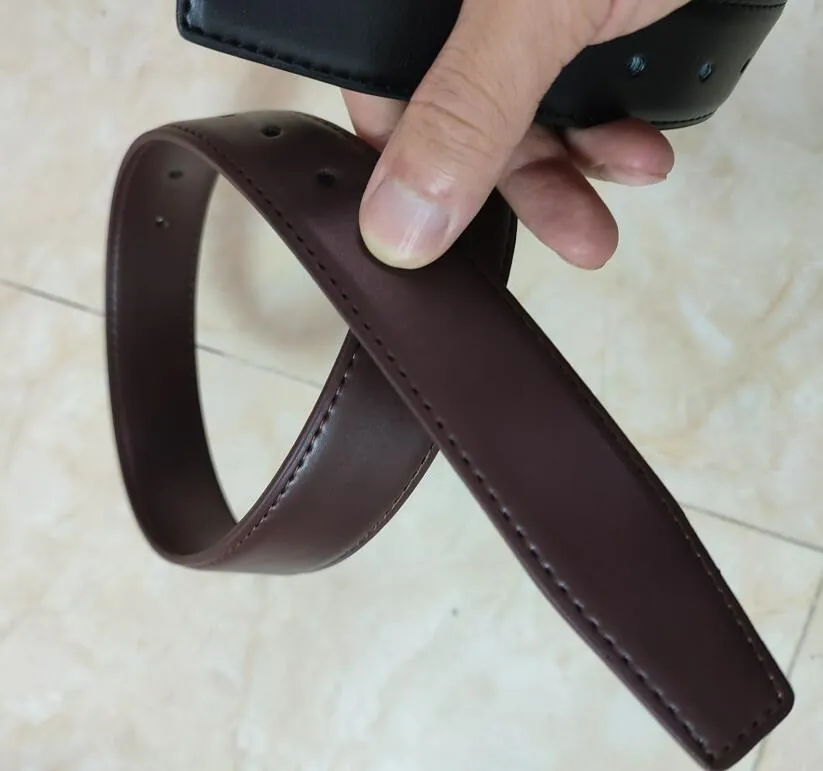 Smooth ather designer belts for Gold Sier Black alphanumeric buck ma chastity top fashion mens accessories_voghion.com