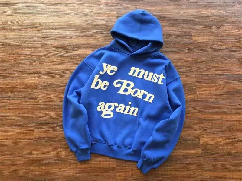 Sweat à capuche style vintage CPFM « Ye Must Be Born Again » pour homme et femme XJ250530_voghion.com