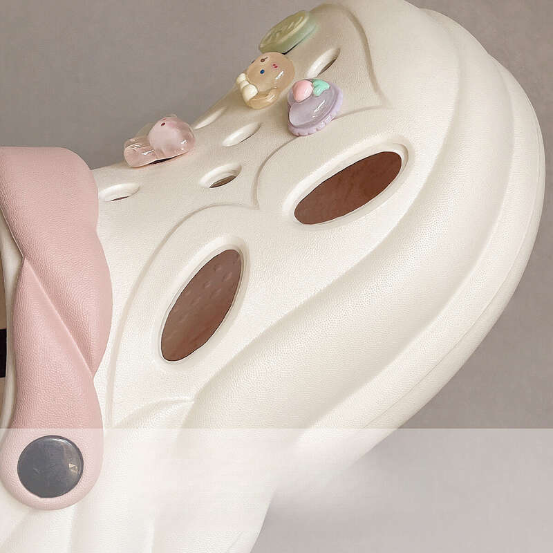 Damenschuhe mit dicker Unterseite und perforierter Sohle, neue rutschfeste Strand-Sandalen mit erhöhter EVA-Zehenpartie für Damen_voghion.com