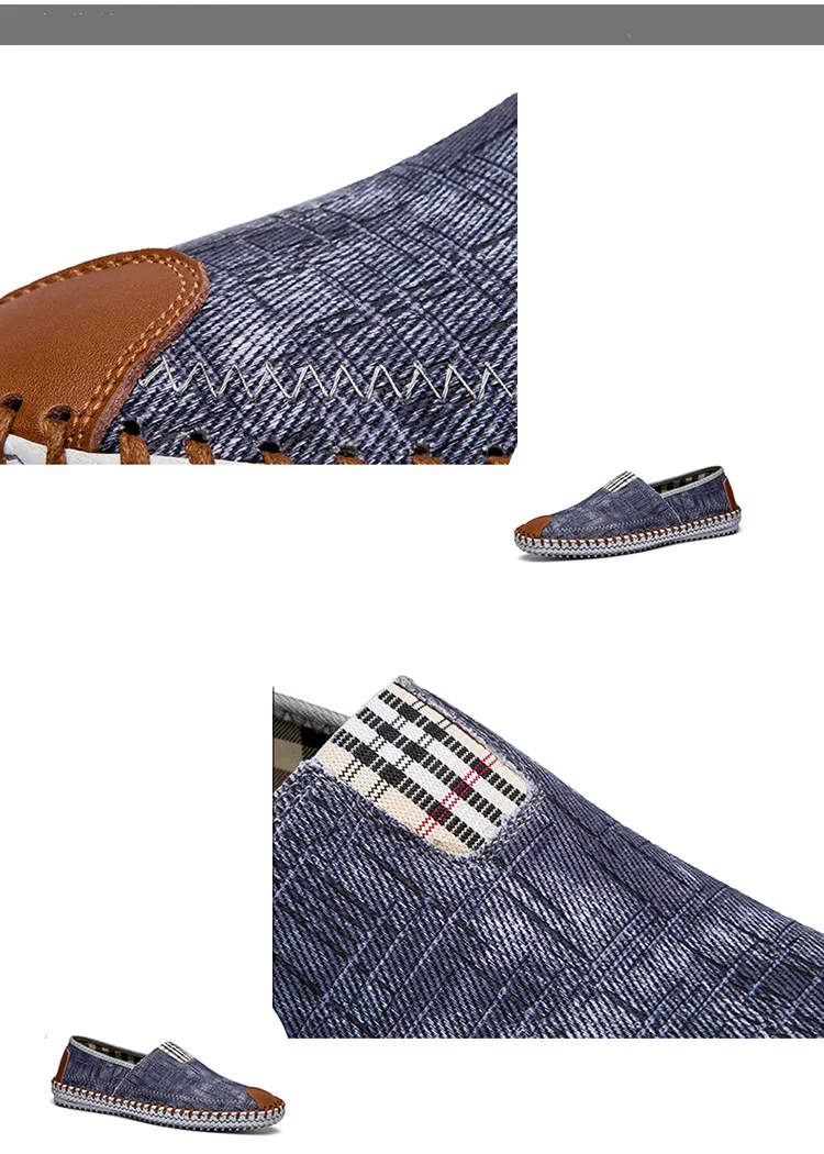 Pantofi sport casual pentru bărbați, pantofi sport cu toc înalt, respirabili, din denim, pentru bărbați, stil pescar, design de brand, espadrile, pantofi sport_voghion.com