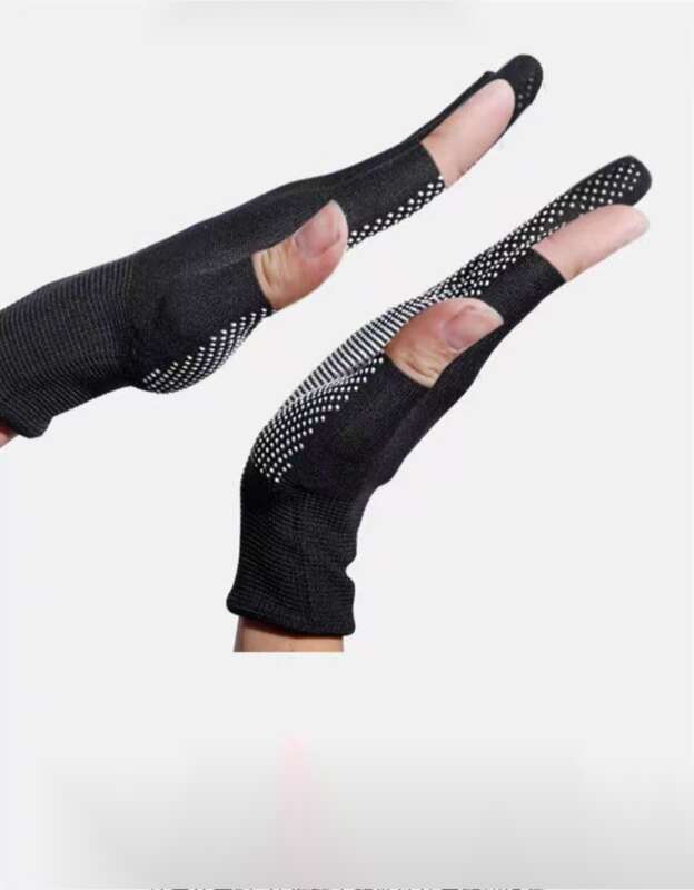 Novas luvas universais para pesca com isca antiaderente, corte de meio dedo, antirriscos, resistentes ao desgaste, à prova d'água_voghion.com