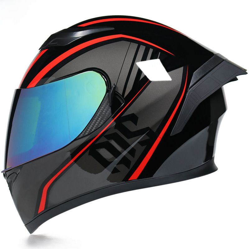 Electric Motorcycle Full Helmet Style Cool Summer Rider Scooter With Bluetooth Horns_voghion.com