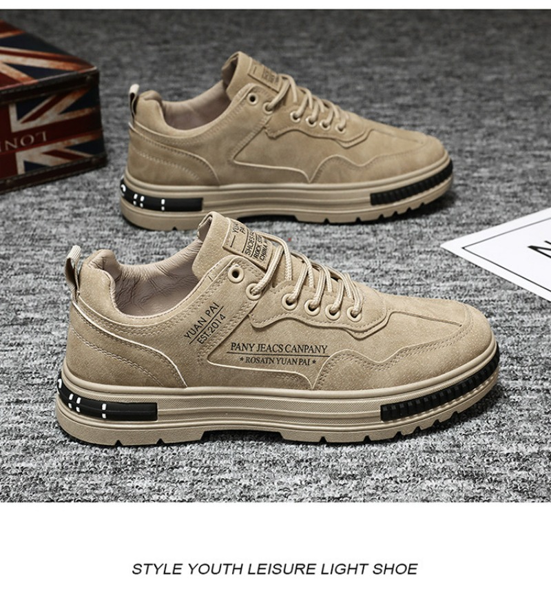 Caual Shoe for Men Summer Outdoor Platform Hiking Work Boot 2024 Fahion Deigner Leather Loafer Zapato Para_voghion.com