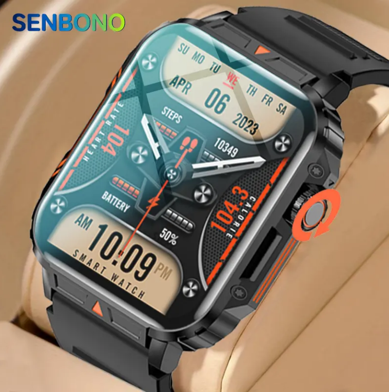 L81 Outdoor Sports Square Smartwatch Answer Call Big Battery Fitness Tracker Waterproof Smartwatch Men For IOS Android_voghion.com