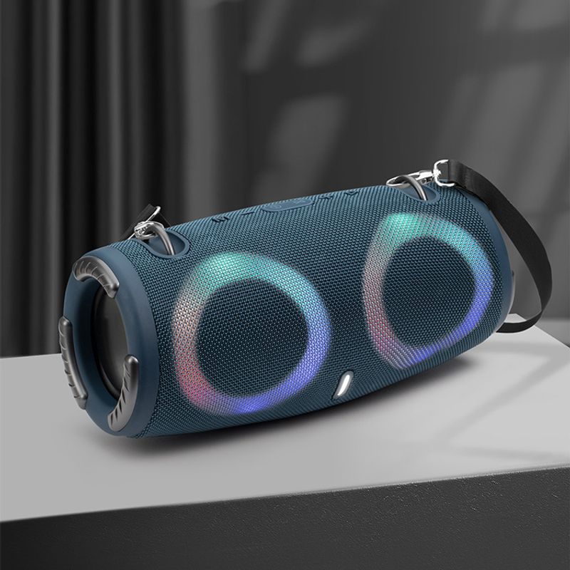 Difuzor Bluetooth MINI-XTREME3RGB cu tobă de război portabilă cu lumină de ambianță rece, potrivită pentru activități în aer liber de petrecere_voghion.com