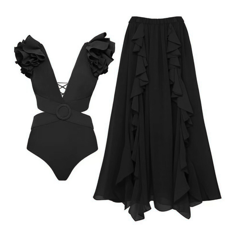 Women's fashion high-waisted swimsuit_voghion.com