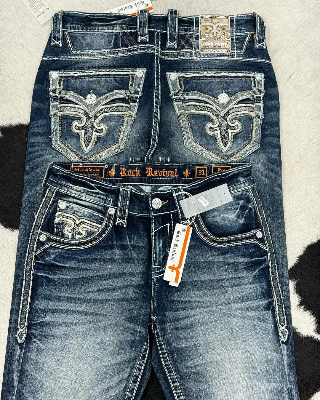 retro street bordado solto jeans cintura alta Haruku moda masculina e feminina lavado casual y2k calças 240911_voghion.com