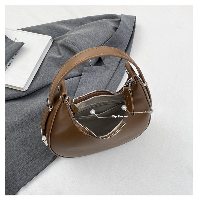 2024 Neue Nischendesign-Handtasche, modisch, bonbonfarben, trendig, eine Schulter, Unterarm-Dump-Tasche, geeignet für_voghion.com