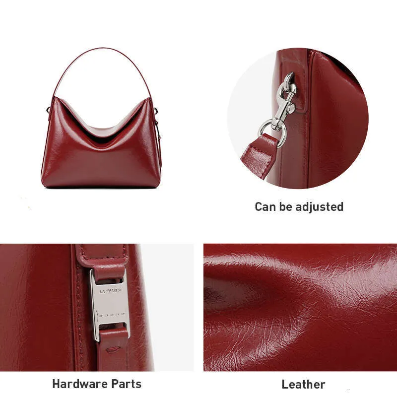 LA FESTIN Original 2023 Neue Handtasche Damen Schulter Crossbody Damen Leder Tragbare Eimer Marke Tasche_voghion.com