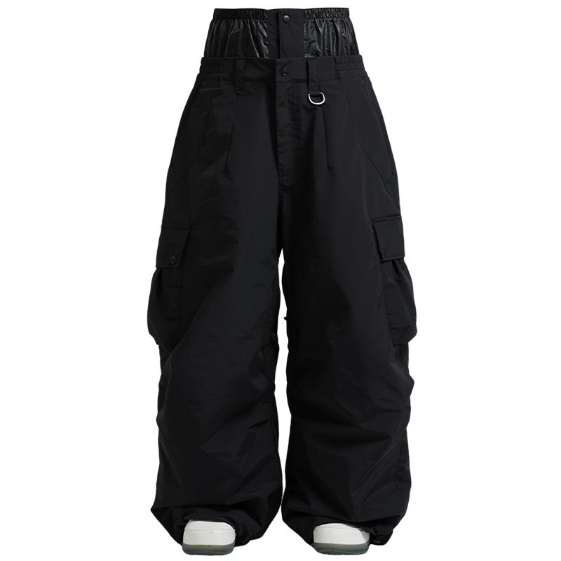Neue winter im freien lose taille schutz ski frauen wasserdichte warme Amerikanischen professionelle snowboard hosen männer_voghion.com
